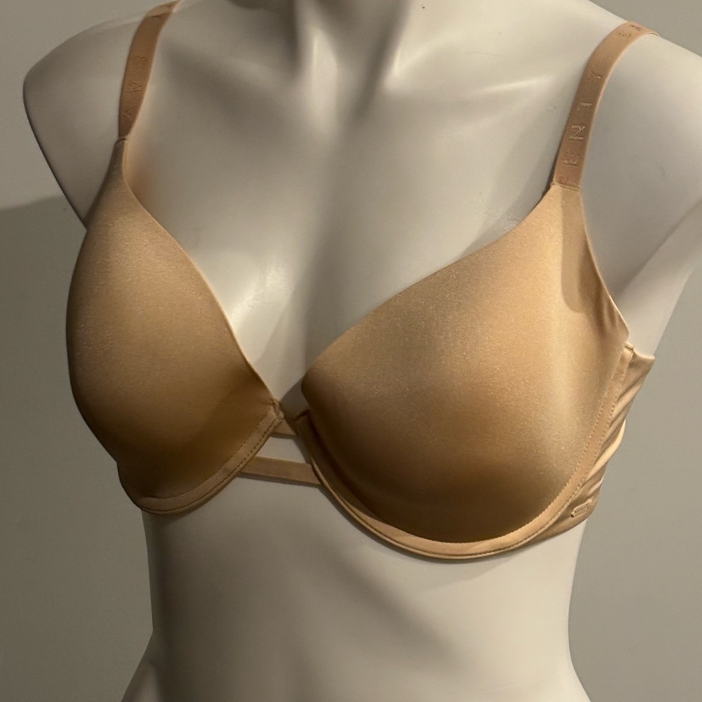 Savage X Fenty Satiny Nude Underwire Bra 36DD NWT